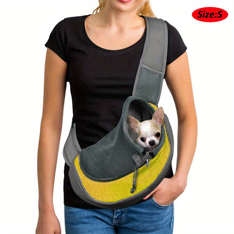 Reflective Mesh Pet Sling Carrier