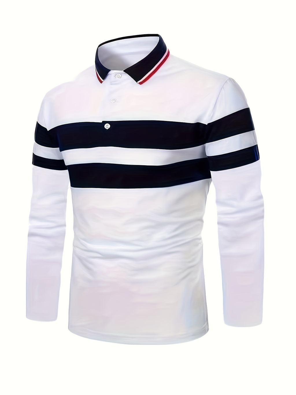 Men's Striped Polo Shirt
