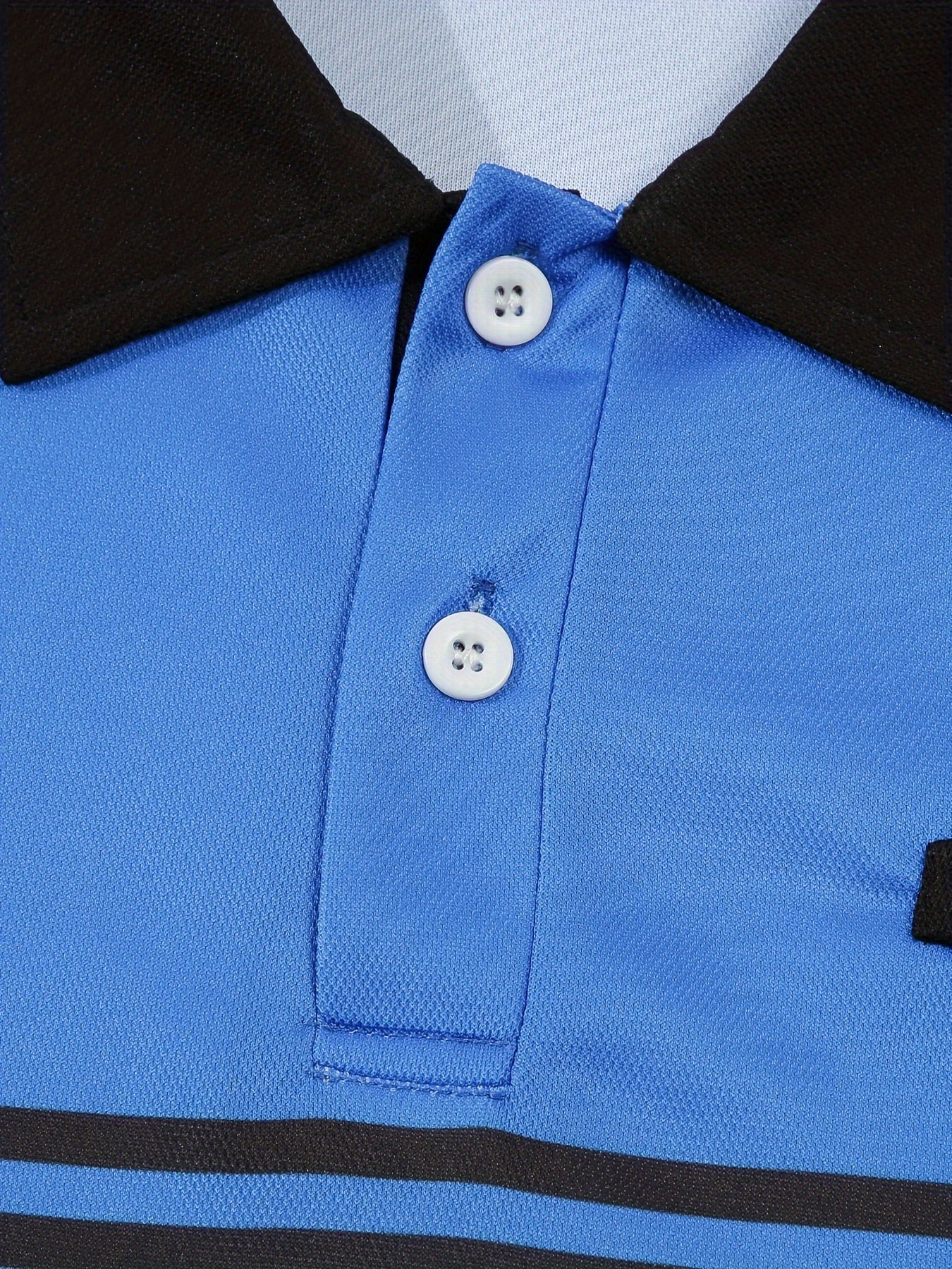 Men's Striped Golf Polo