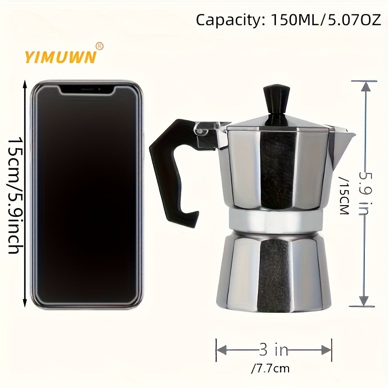 Stainless Steel Moka Coffee Pot