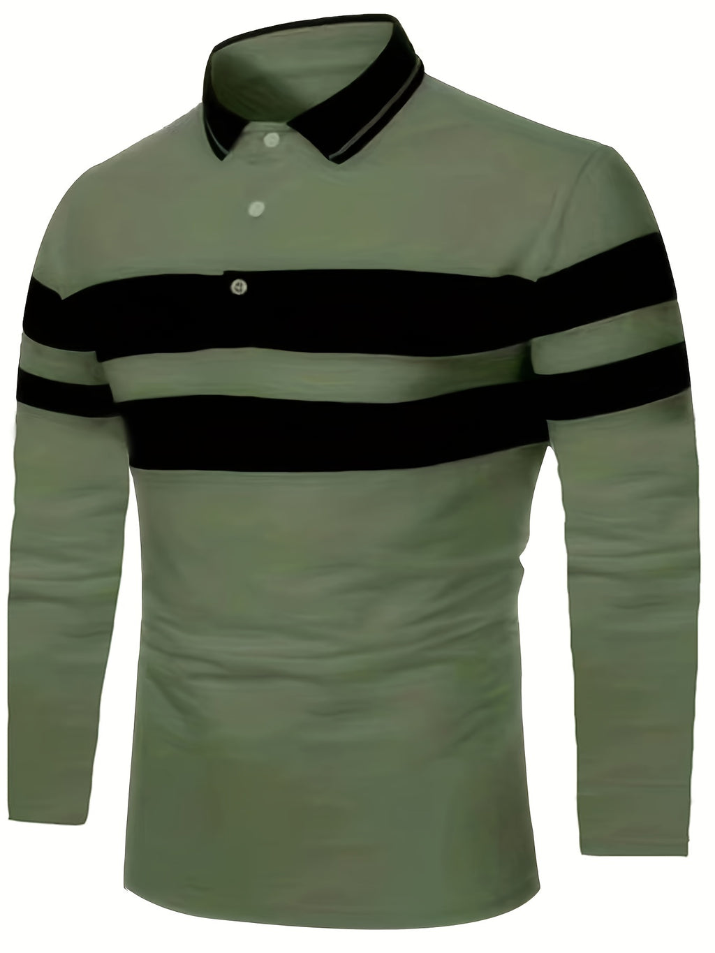 Men's Striped Polo Shirt