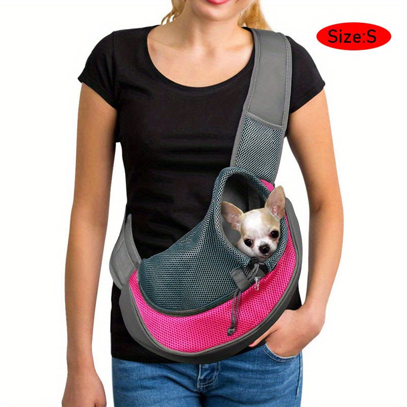 Reflective Mesh Pet Sling Carrier