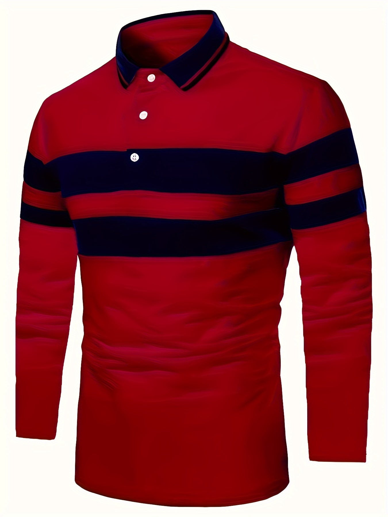 Men's Striped Polo Shirt