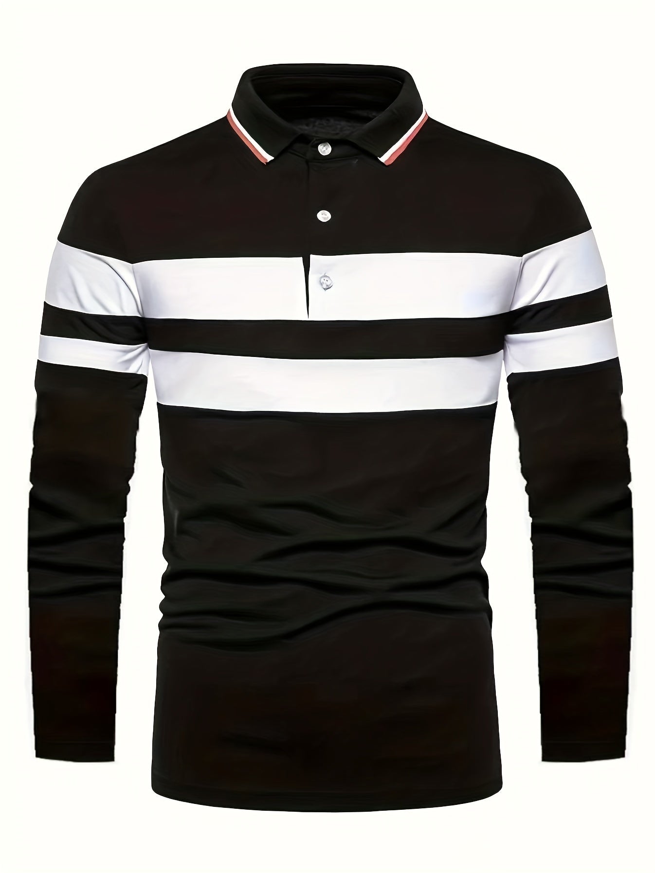 Men's Striped Polo Shirt