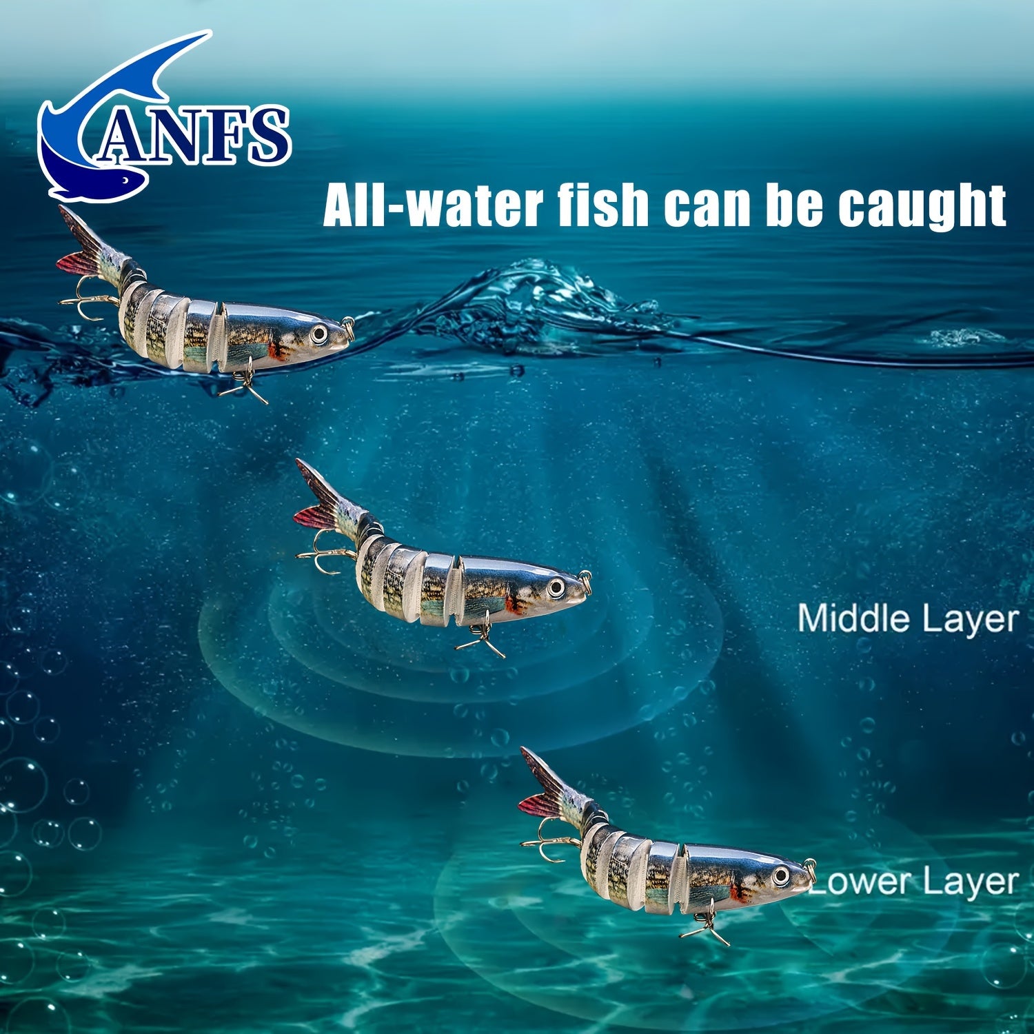 Multi-Jointed Fishing Lure (13.5cm)