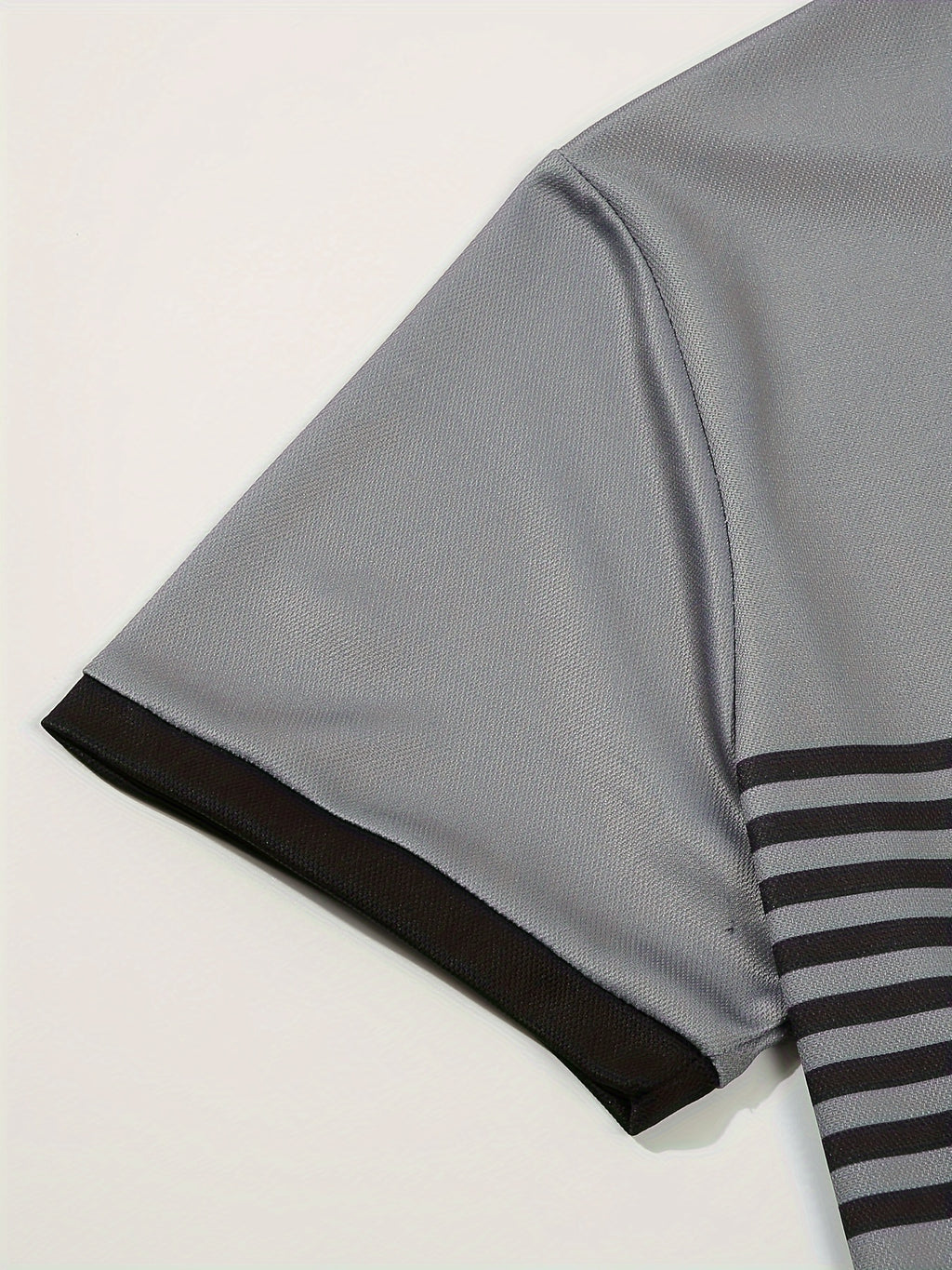 Men's Striped Golf Polo