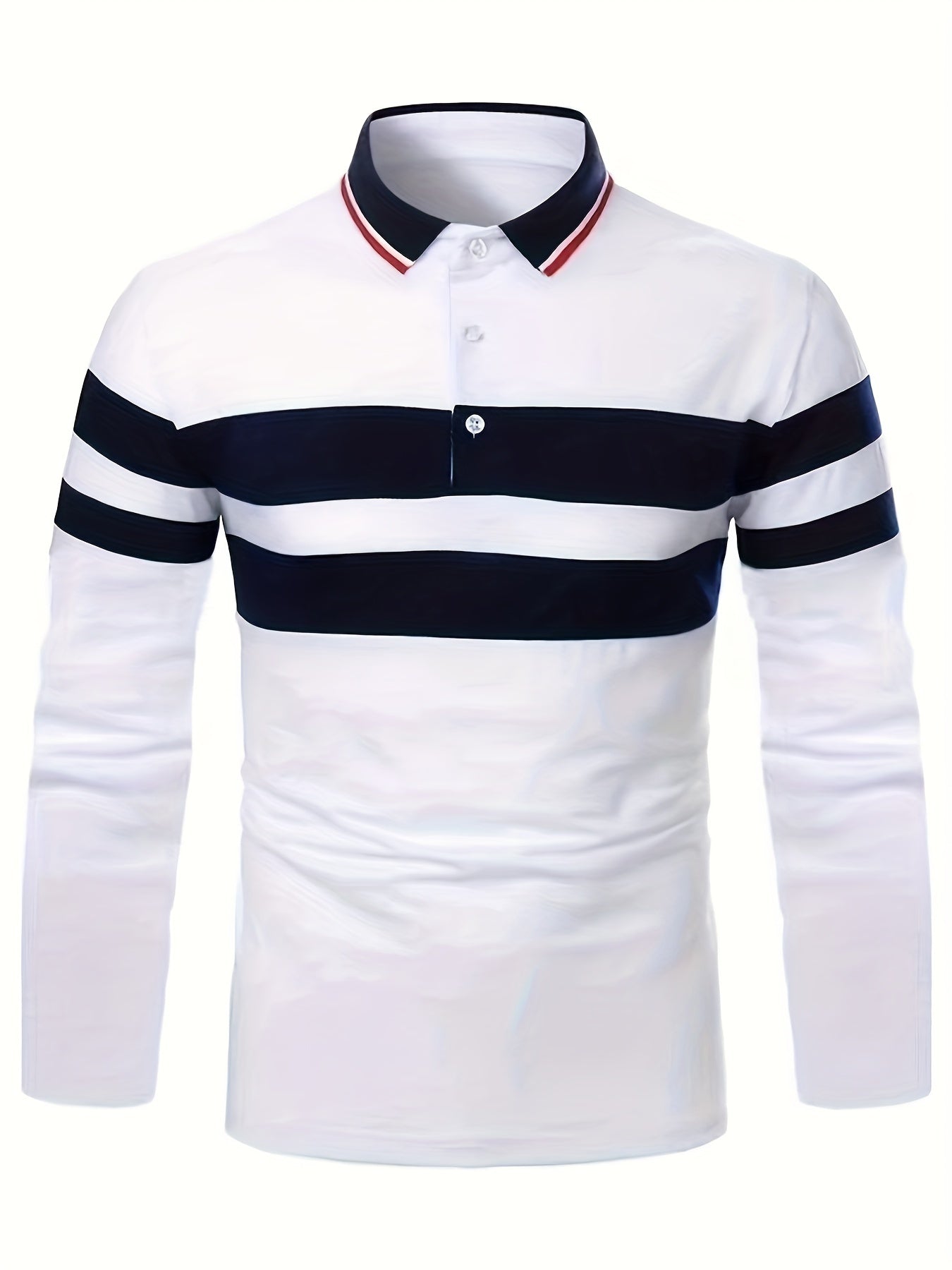 Men's Striped Polo Shirt