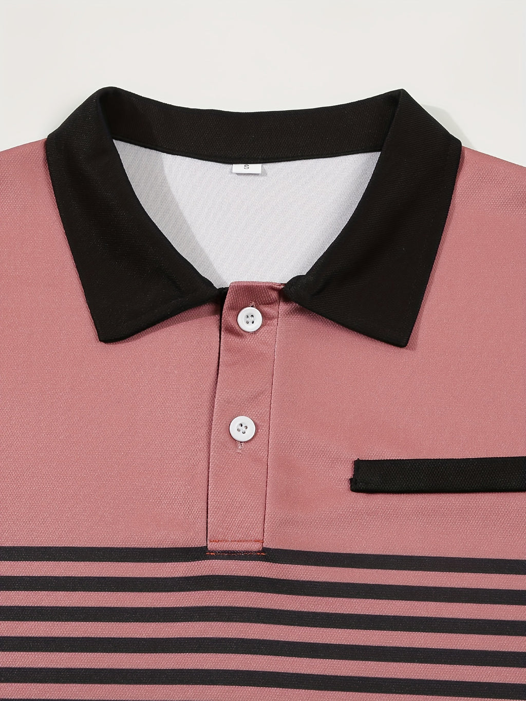 Men's Striped Golf Polo