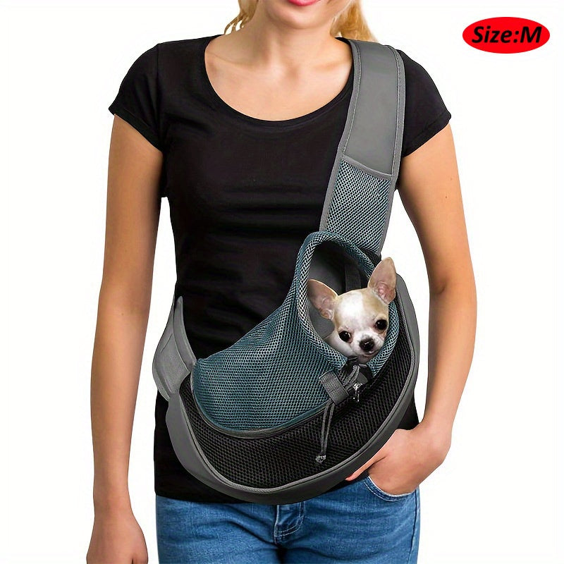 Reflective Mesh Pet Sling Carrier