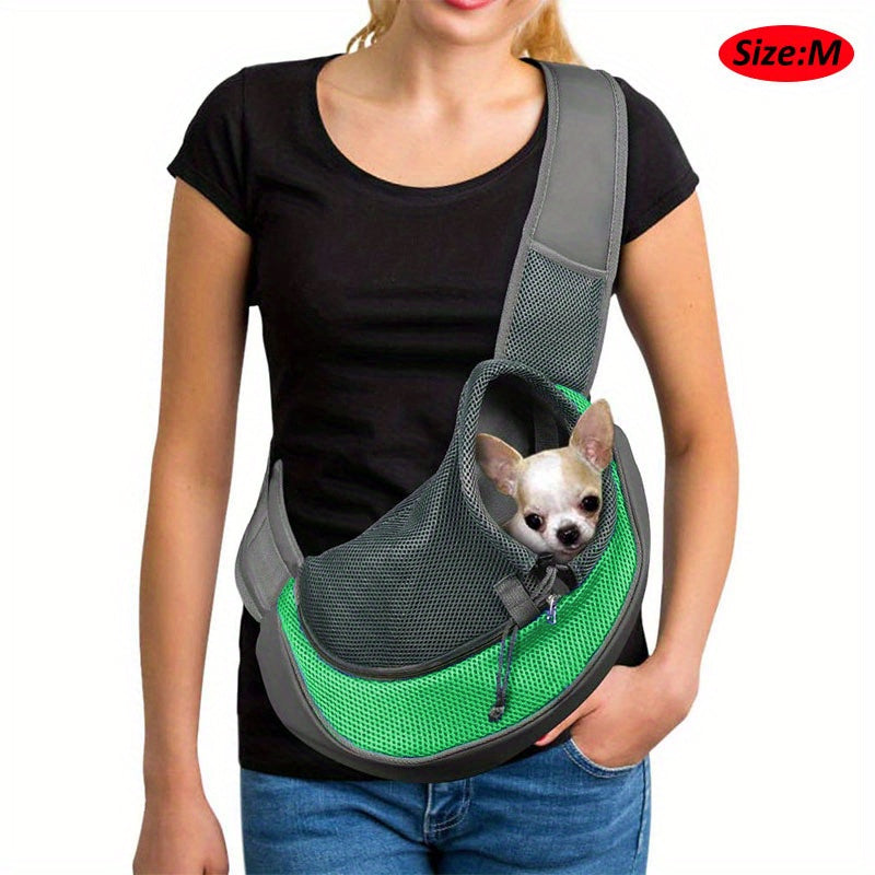 Reflective Mesh Pet Sling Carrier