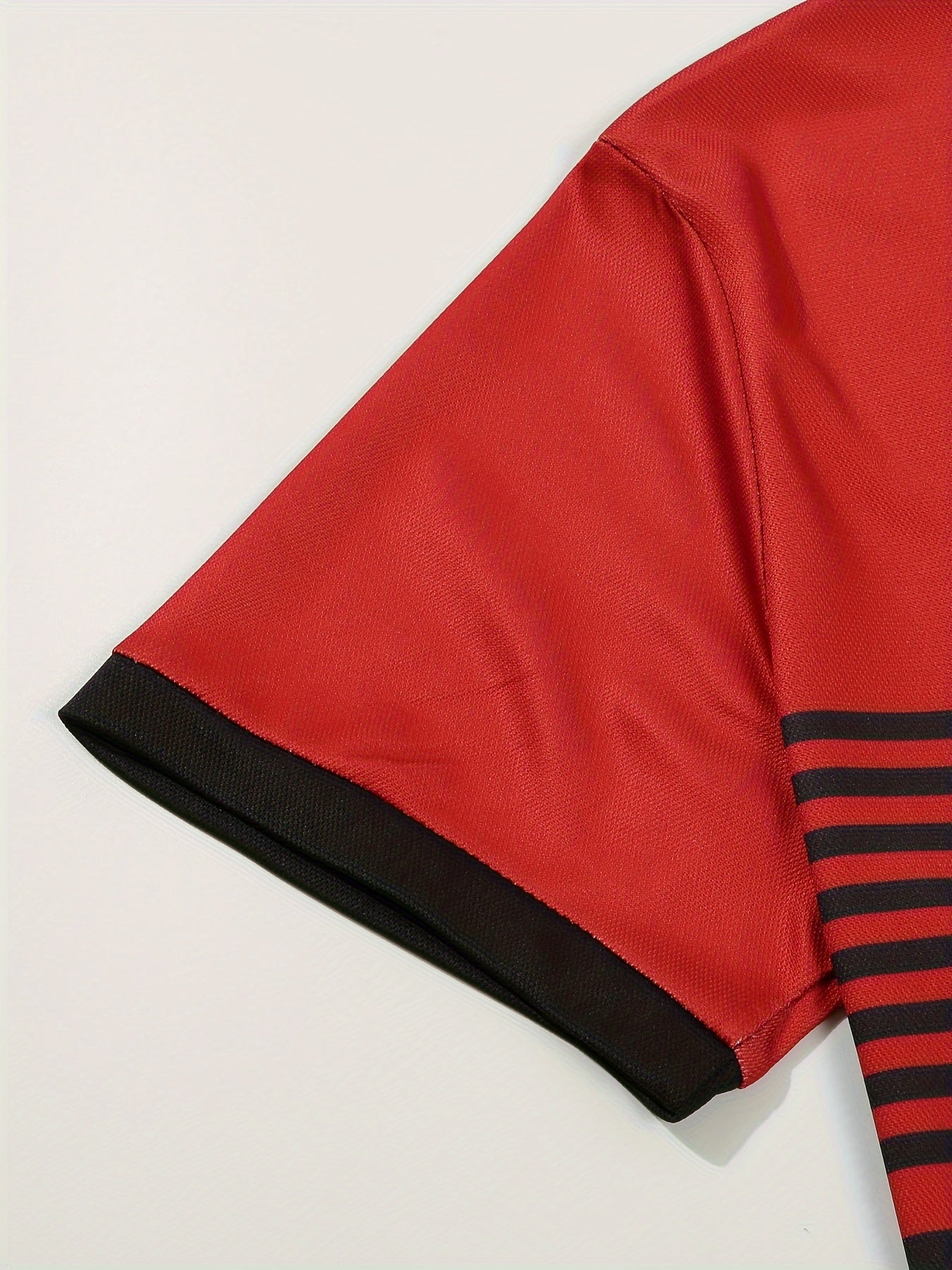 Men's Striped Golf Polo