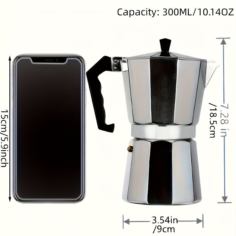Stainless Steel Moka Coffee Pot