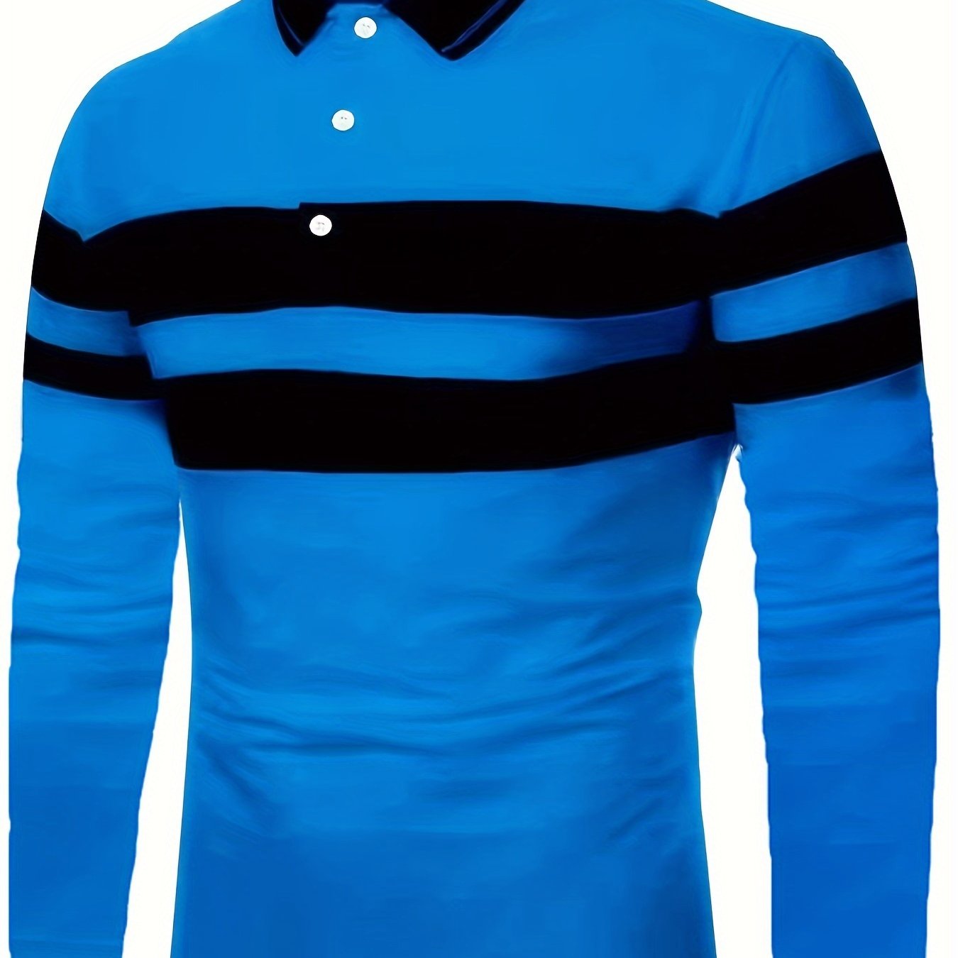 Men's Striped Polo Shirt