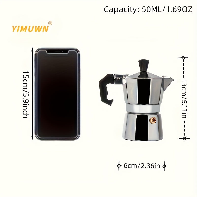 Stainless Steel Moka Coffee Pot