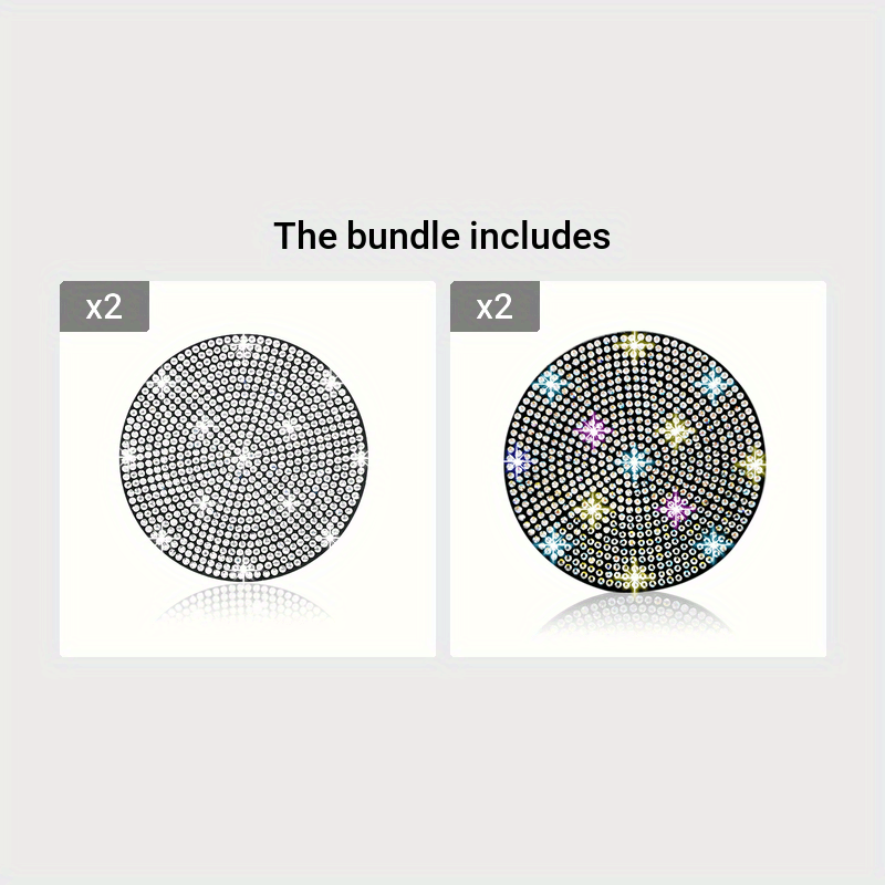 Rhinestone Car Cup Holder Coaster