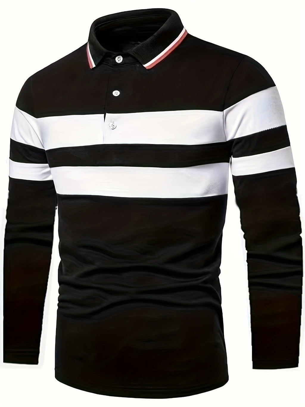Men's Striped Polo Shirt