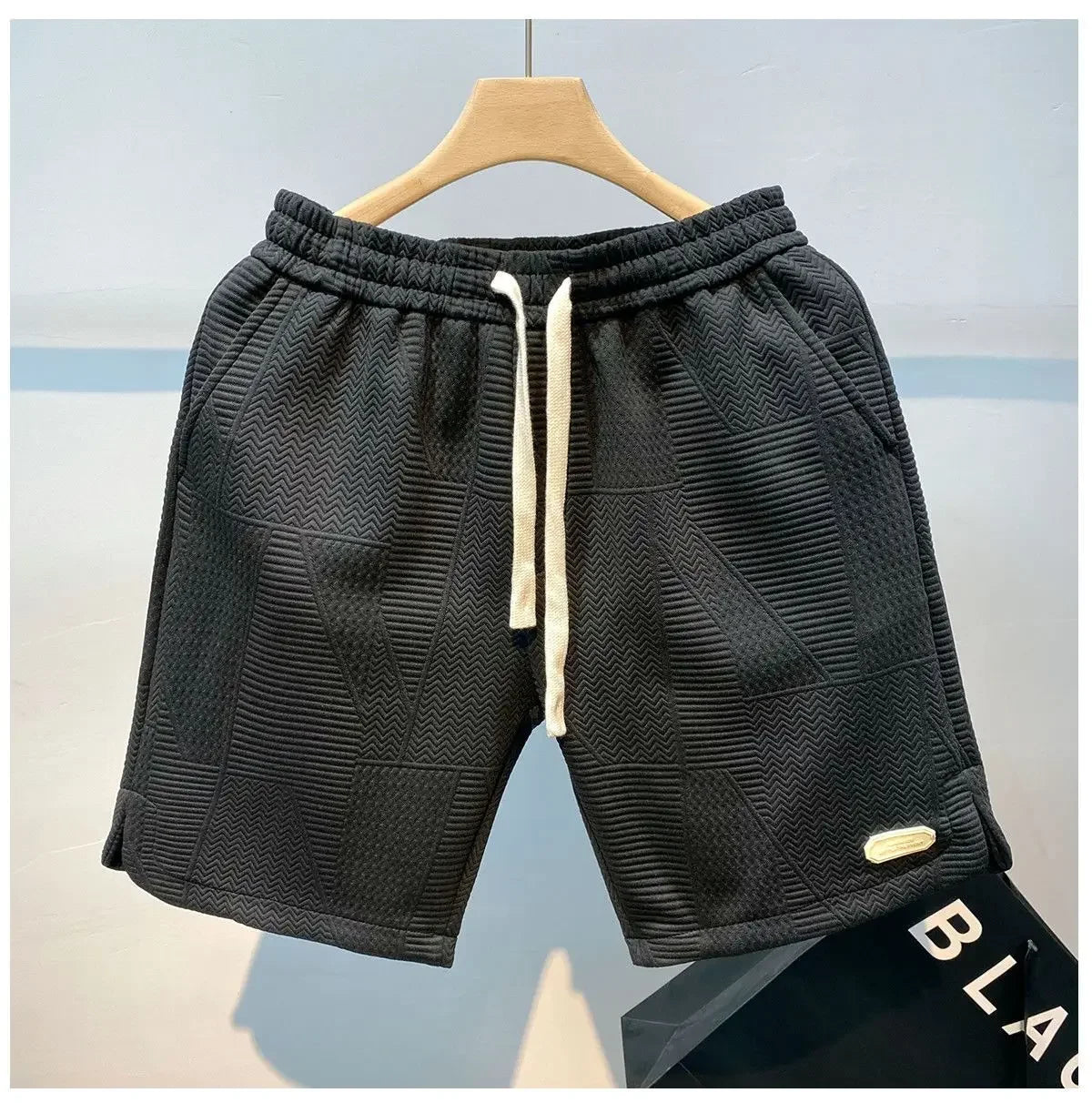 Men's Wave Pattern Sports Shorts