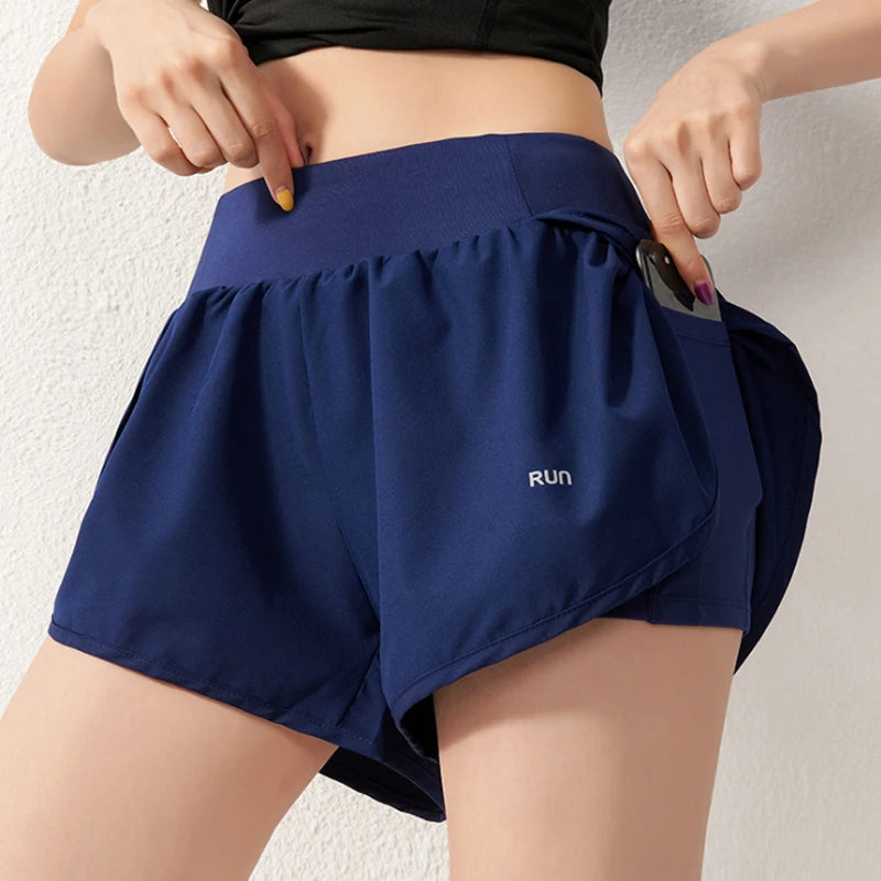 Women's High Waist Yoga Shorts