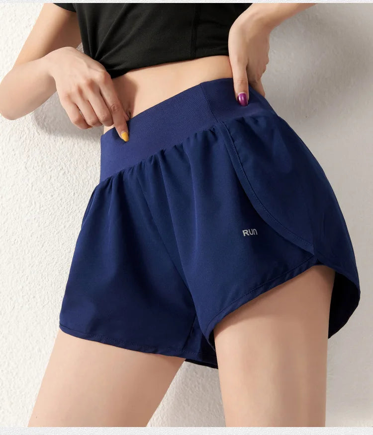 Women's High Waist Yoga Shorts