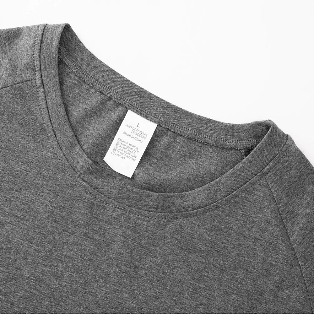 Men's Summer Skinny Casual T-Shirt Short Sleeve Tee Male Gym Fitness Sport Cotton Tops Man Running Workouts Sweatshirt Clothing