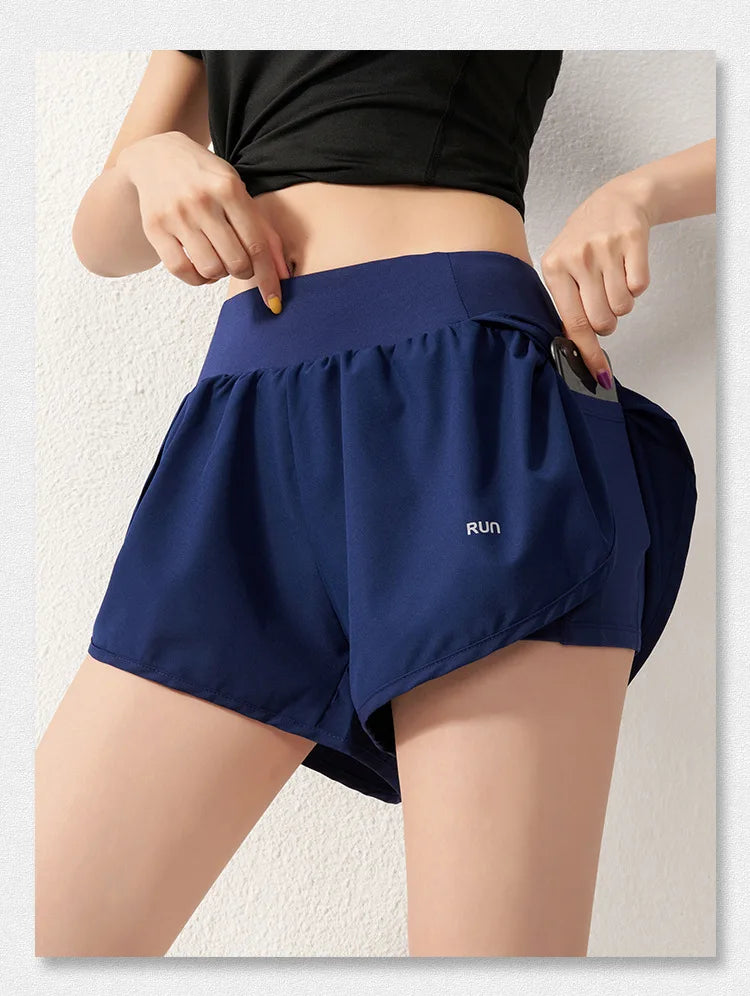 Women's High Waist Yoga Shorts