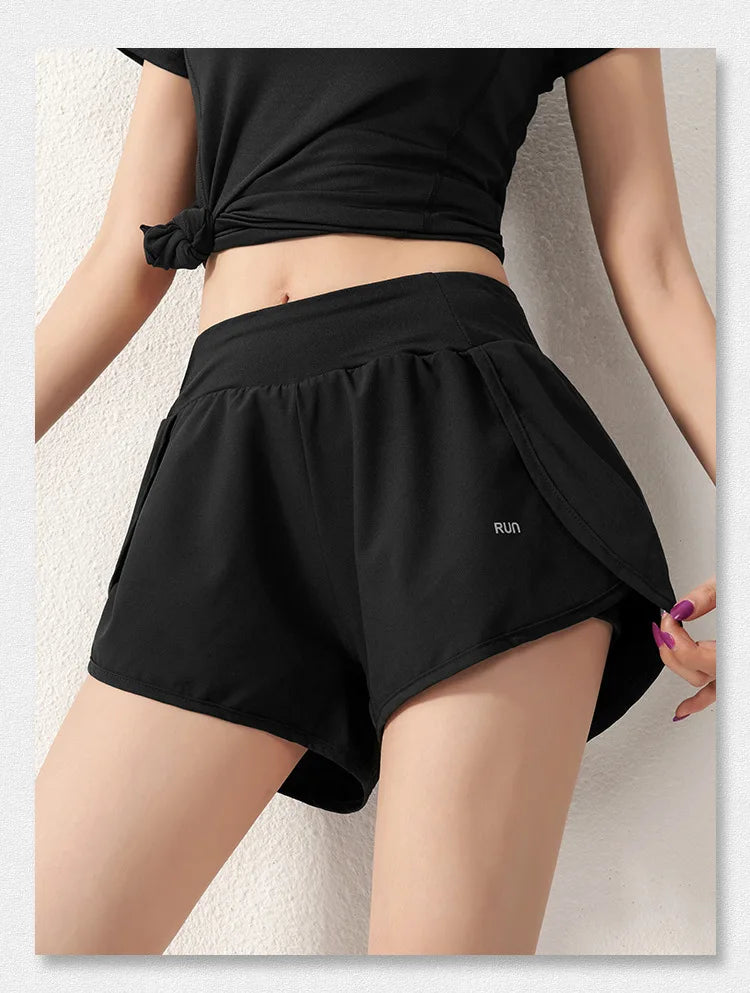Women's High Waist Yoga Shorts