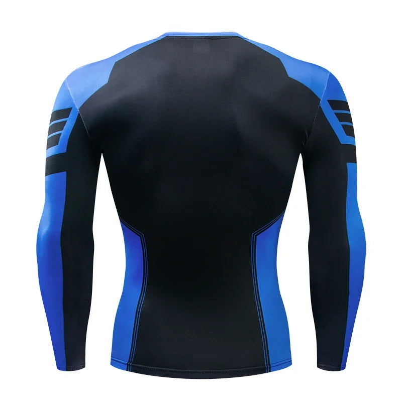 Men's 3D Printed Compression Shirt