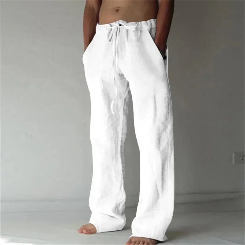 Men's Cotton Linen Casual Pants