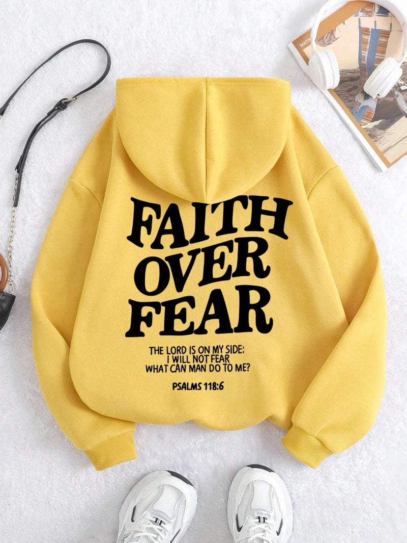 Women's Faith Over Fear Hoodie