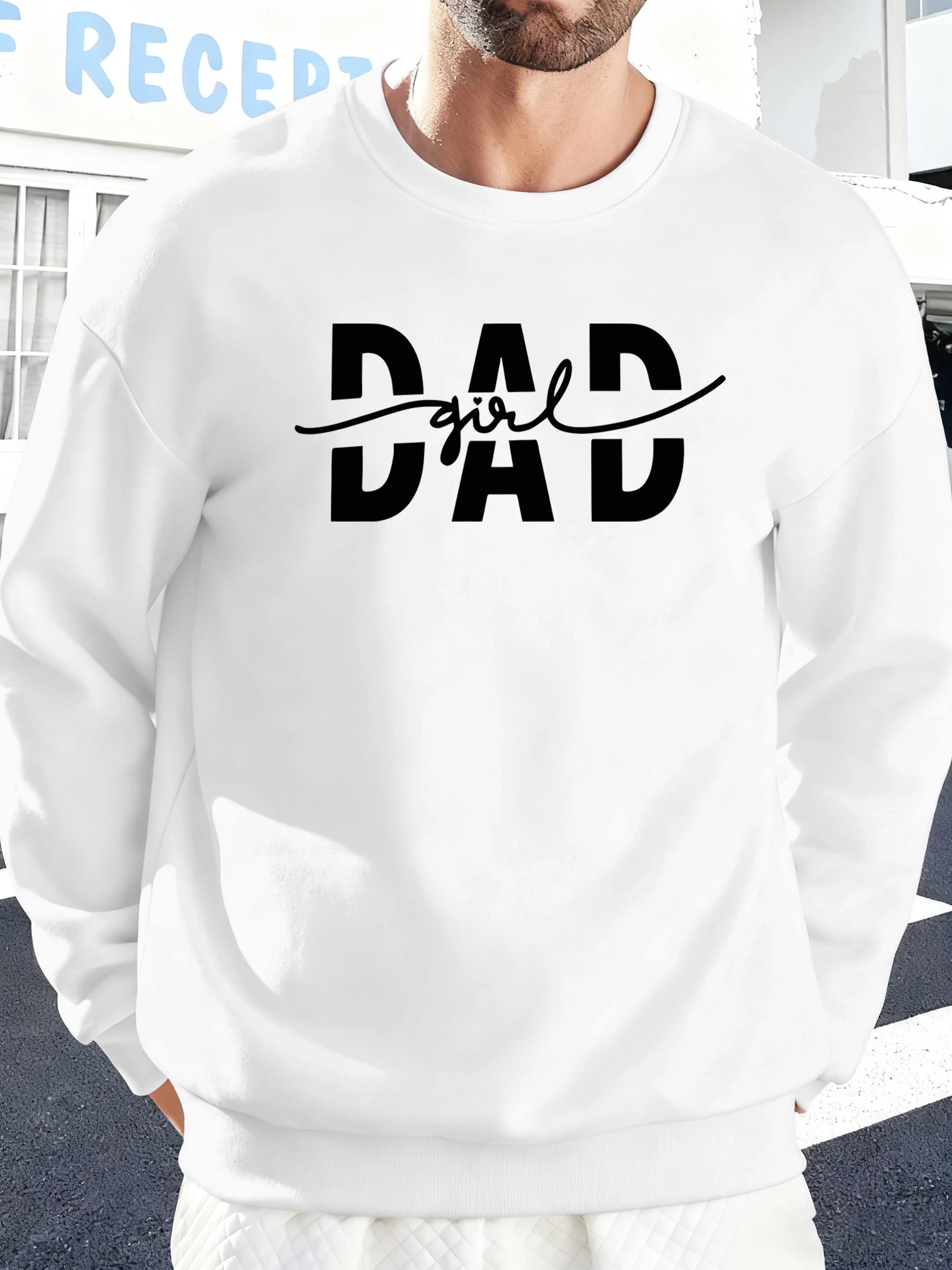 Men's Dad Girl Print Hoodie