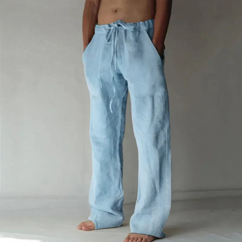 Men's Cotton Linen Casual Pants