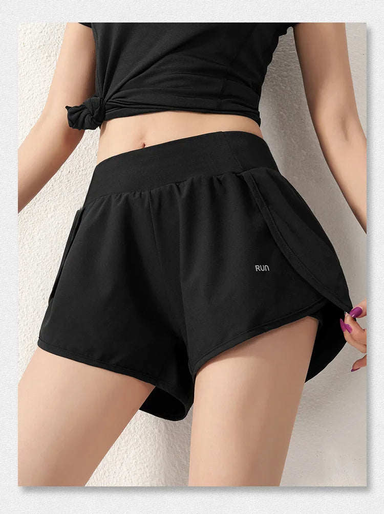 Women's High Waist Yoga Shorts