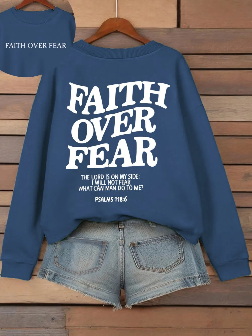 Women's Faith Over Fear Hoodie