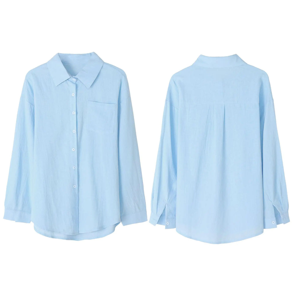 Women's Cotton Long Sleeve Shirt
