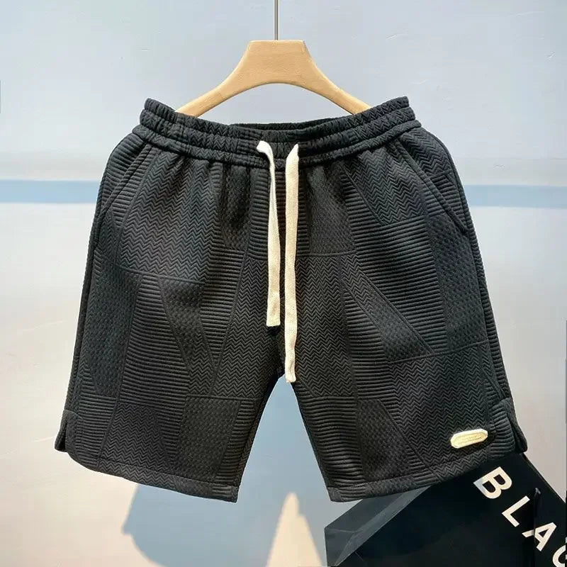 Men's Wave Pattern Sports Shorts