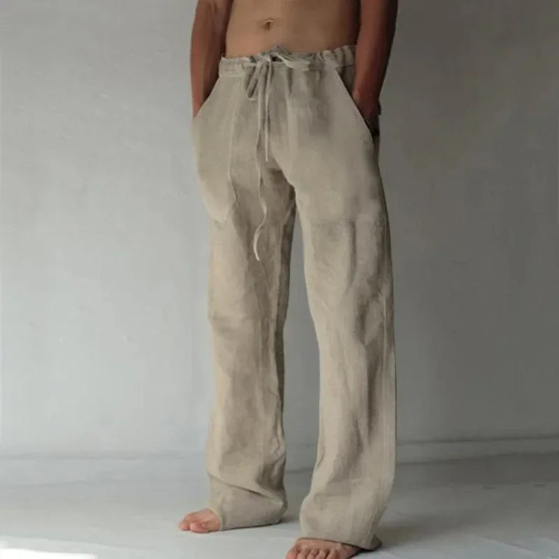 Men's Cotton Linen Casual Pants