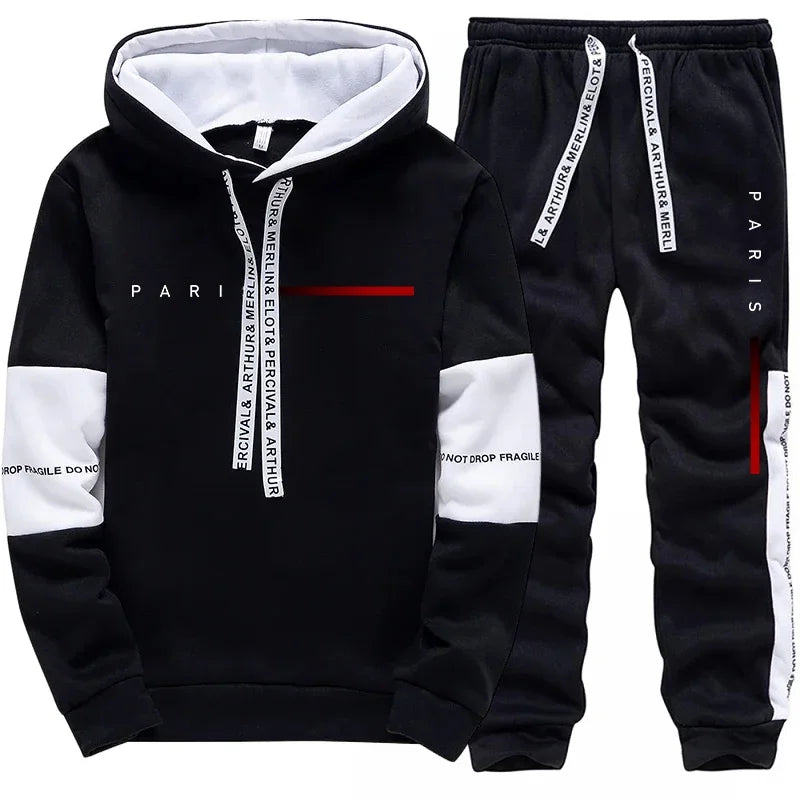 Men's Paris Hoodie & Jogger Set