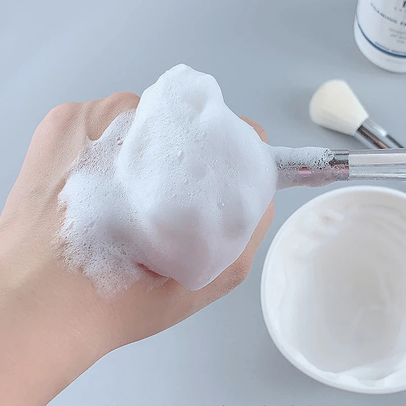 Facial Cleanser Brush Soft Hair Face Massage Wash Brush Face Mask Brush Portable Skin Care Tool