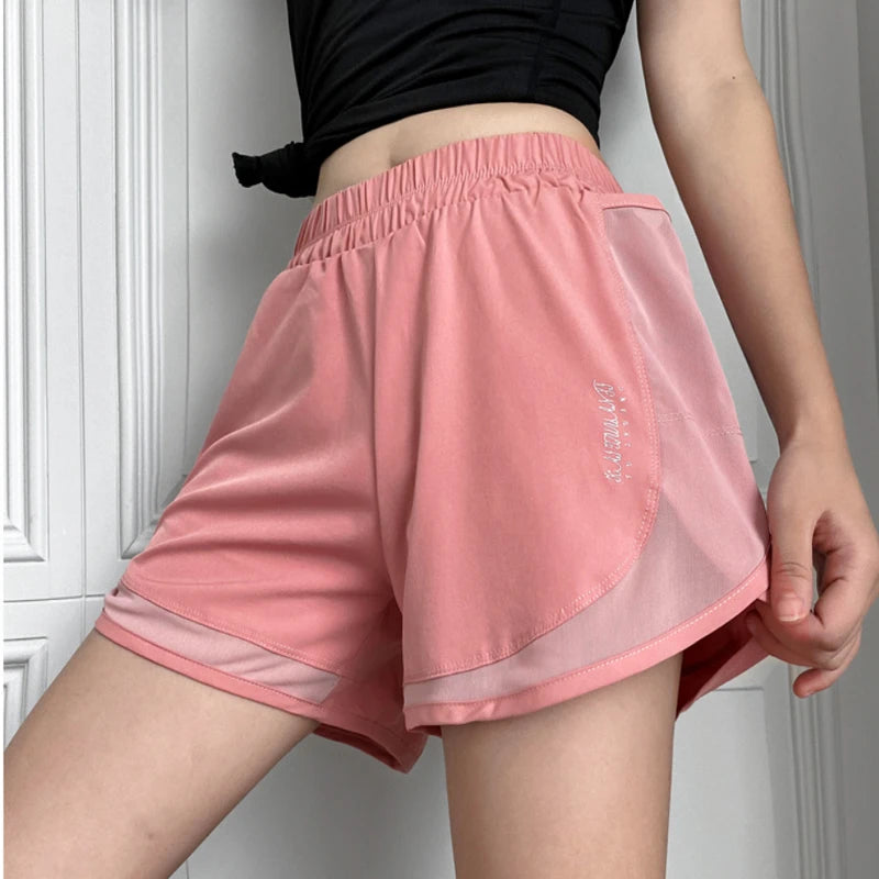 Women's High Waist Yoga Shorts