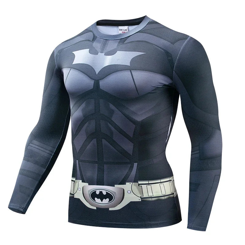 Men's 3D Printed Compression Shirt