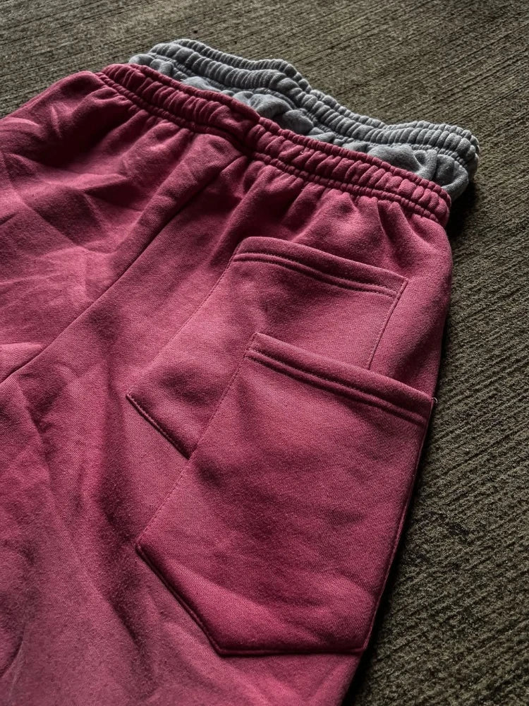 Unisex Embroidered Casual Pants