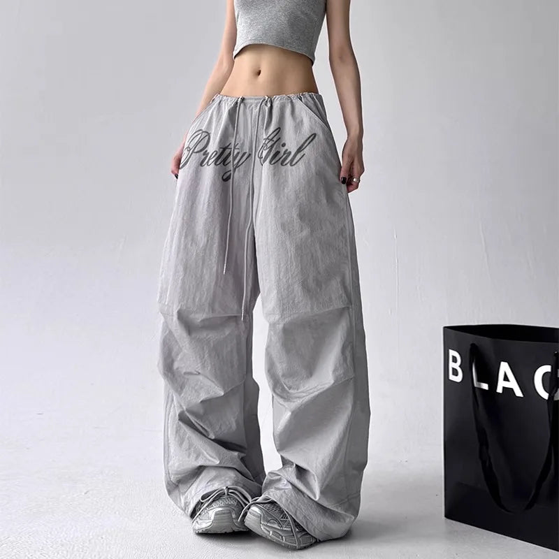 Women's Embroidered Cargo Pants