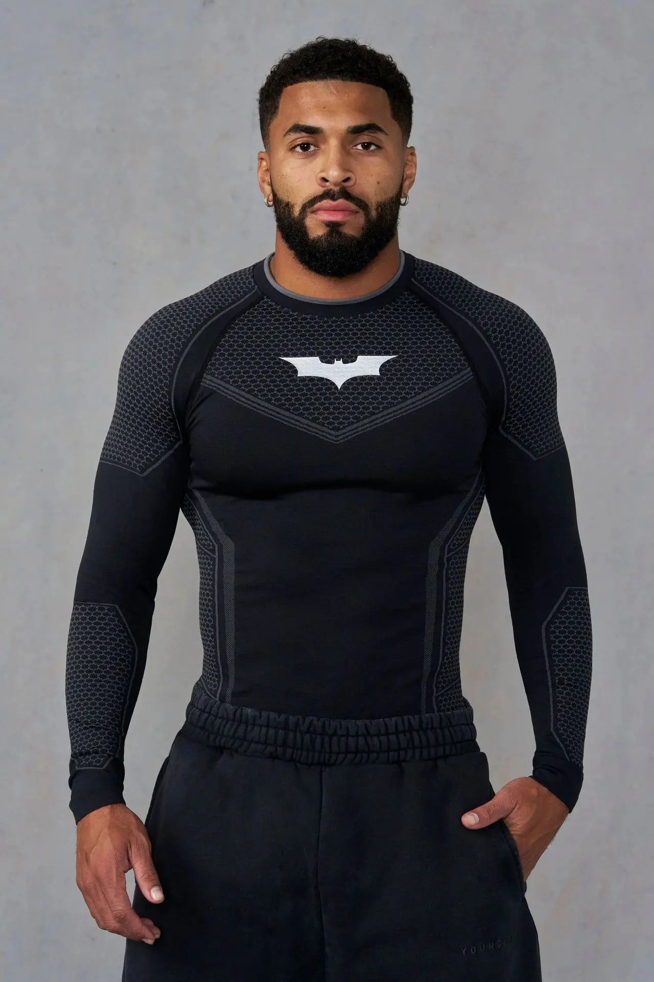 Men's Slim Fit Ice Silk T-Shirt Short Sleeve O-Neck Gym Exercise Summer Fashion Top New Style Bottoming Clothing