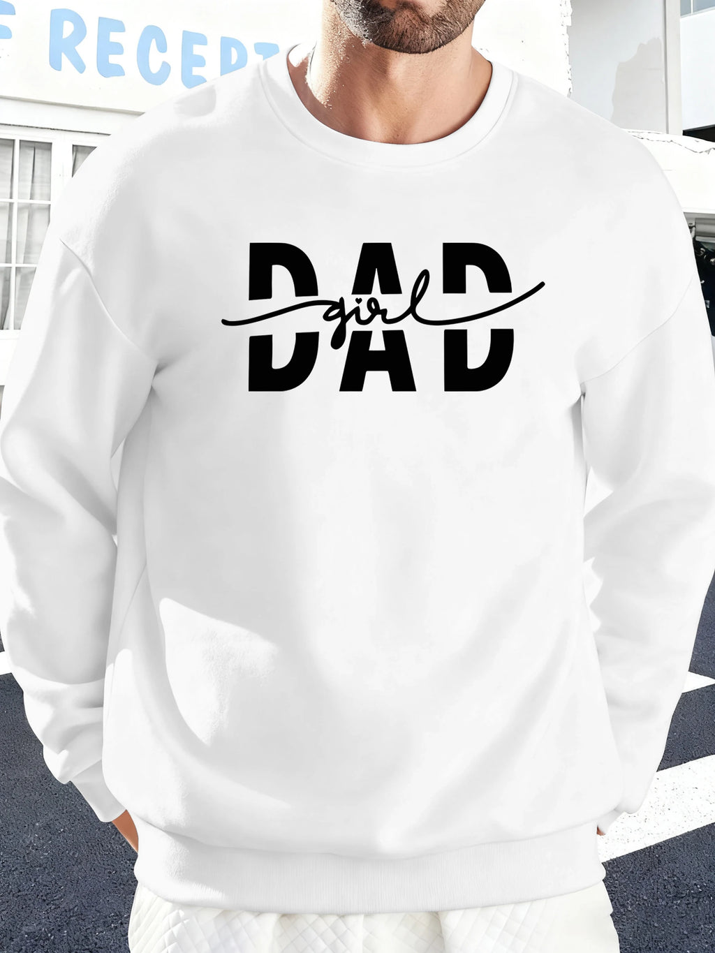 Men's Dad Girl Print Hoodie