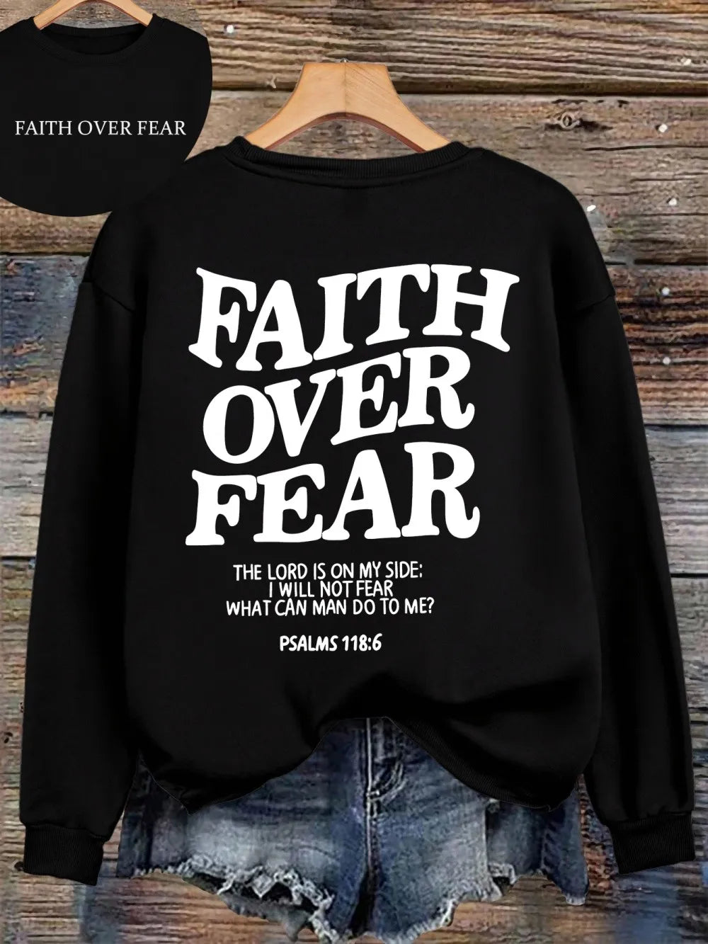 Women's Faith Over Fear Hoodie