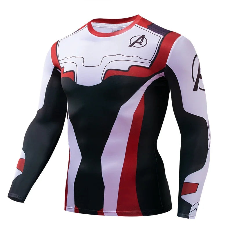 Men's 3D Printed Compression Shirt