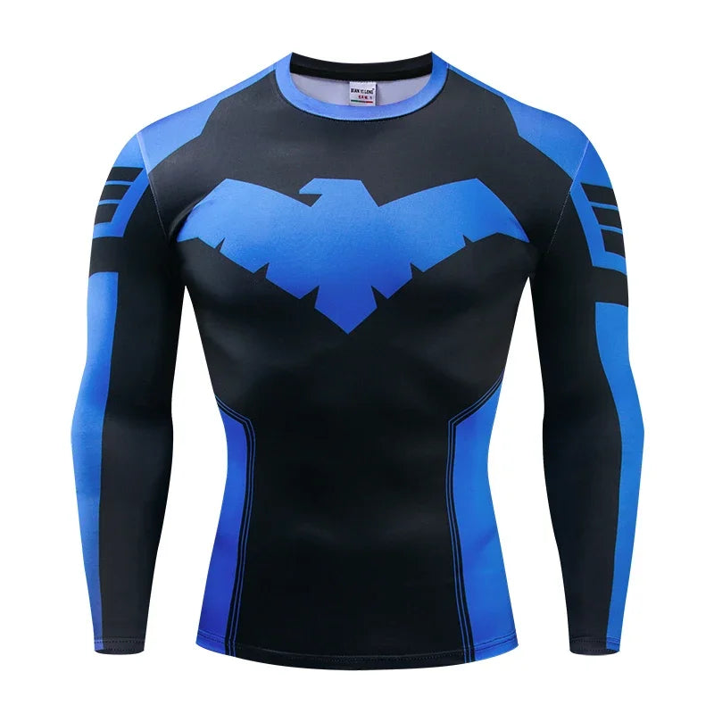 Men's 3D Printed Compression Shirt