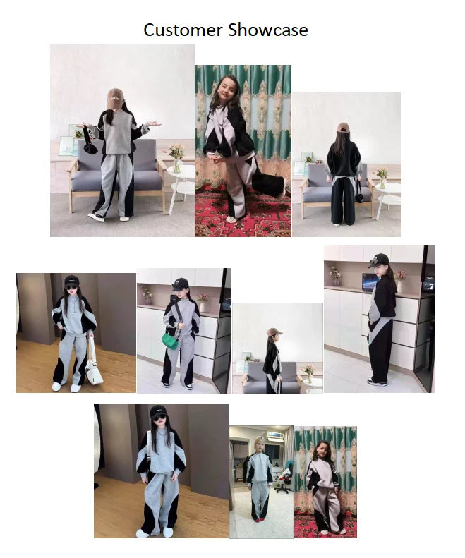 Girls' 2-Piece Tracksuit Set