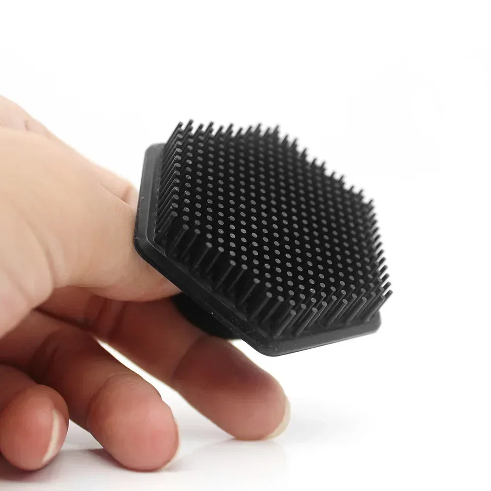 Men Facial Cleaning Brush Scrubber Silicone Miniature Face Deep Clean Shave Massage Face Scrub Brush Face Cleaner