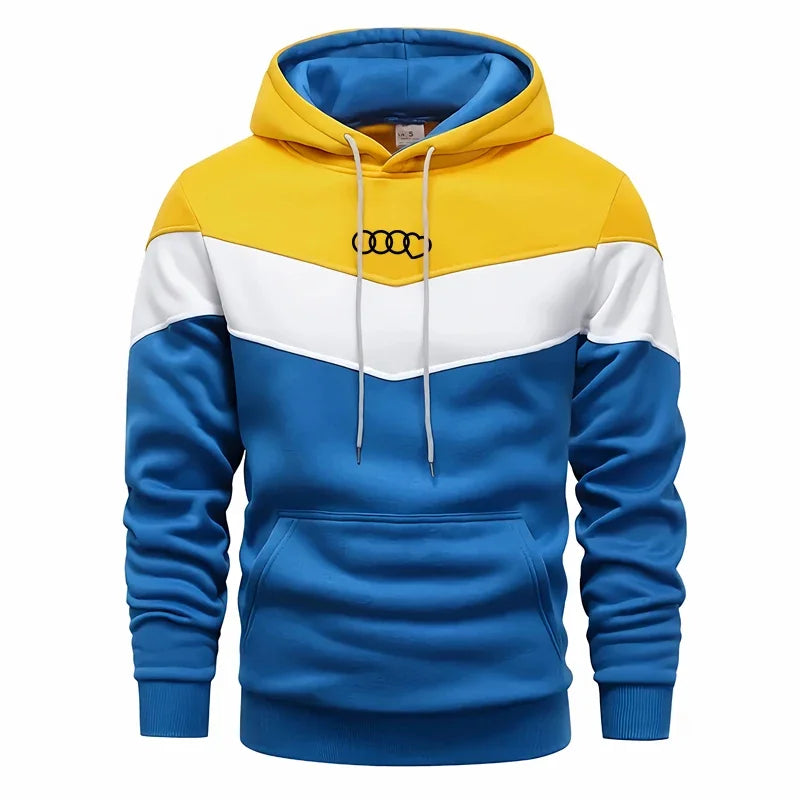 Men's Tricolor Tracksuit Set